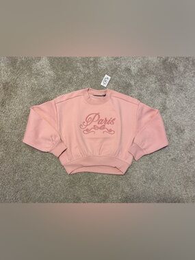 NWT Girls Children’s Place “Paris” Sweatshirt Size 5/6
